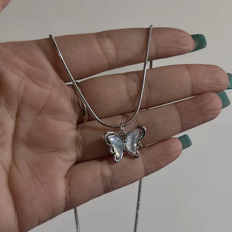 Y2K Aesthetic Butterfly Necklace – Venus&Orion