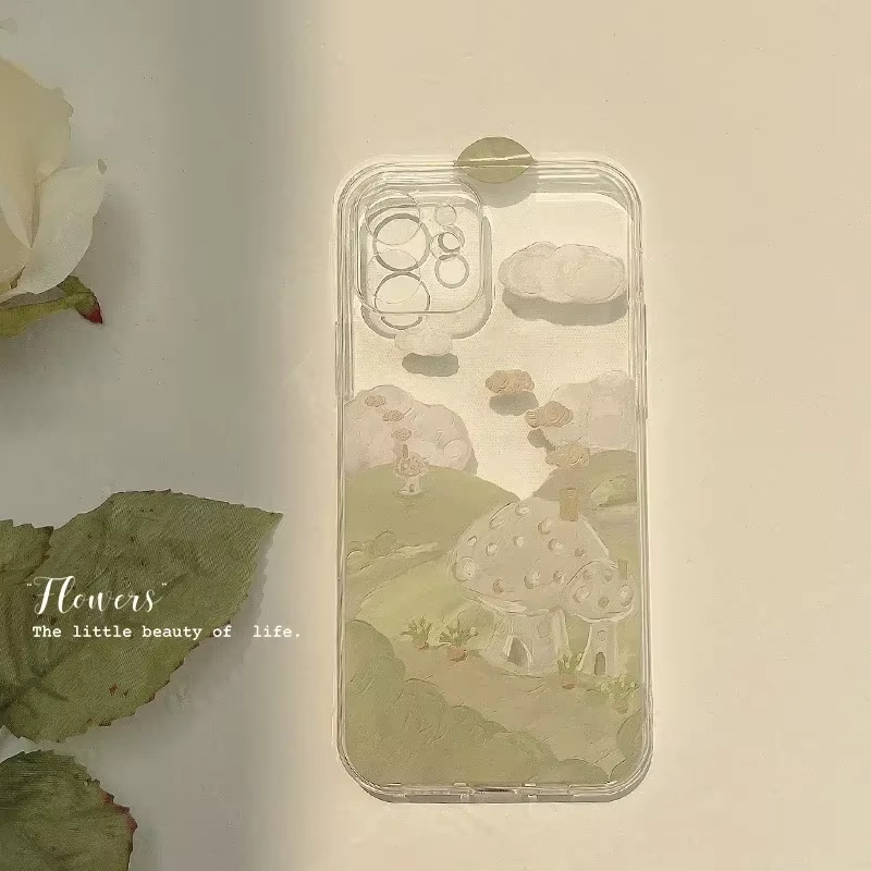 Mushroom Cottage iPhone Case