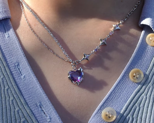 Y2K Heart Necklace