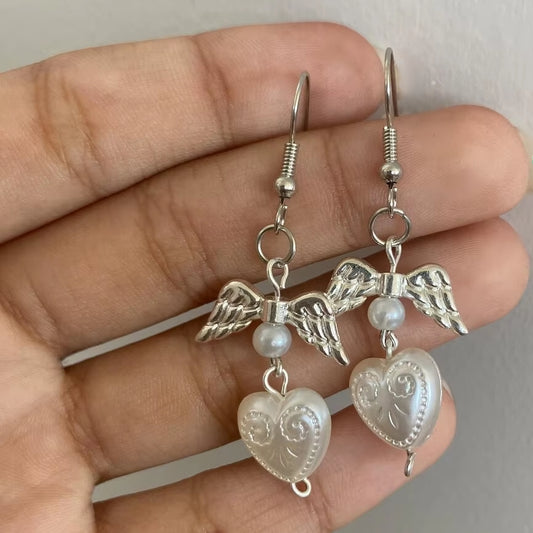 Heart Wings Earrings