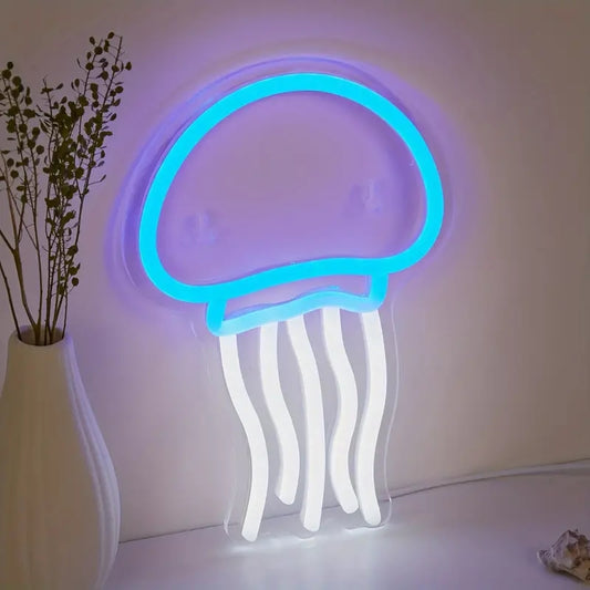 Jellyfish Neon Sign