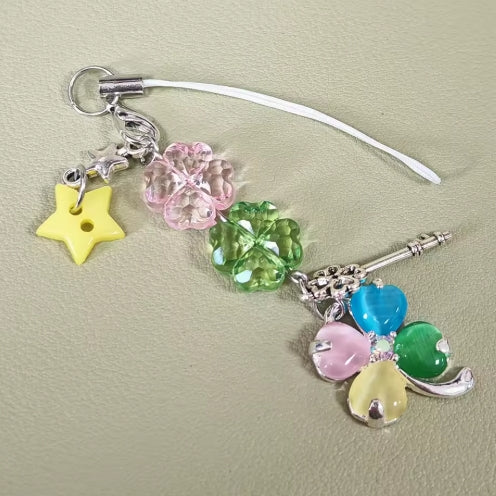 Clover Lucky Phone Charm