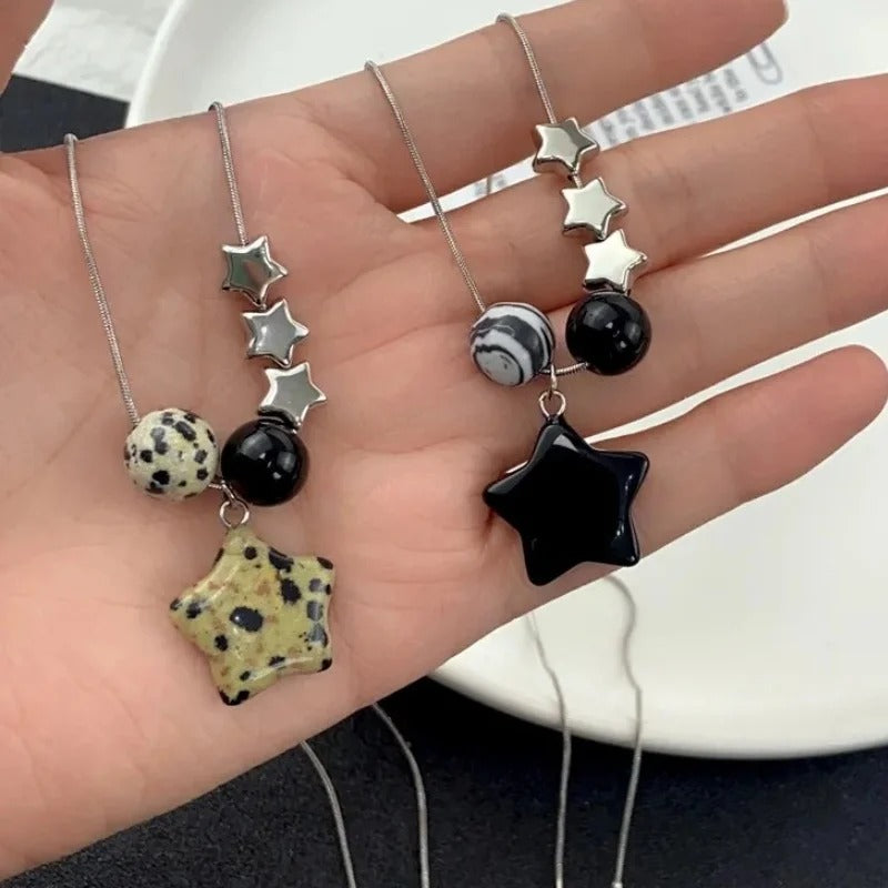 Y2K Star Necklace
