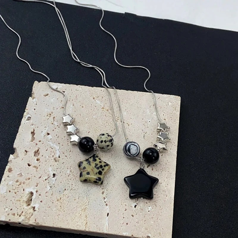 Y2K Star Necklace