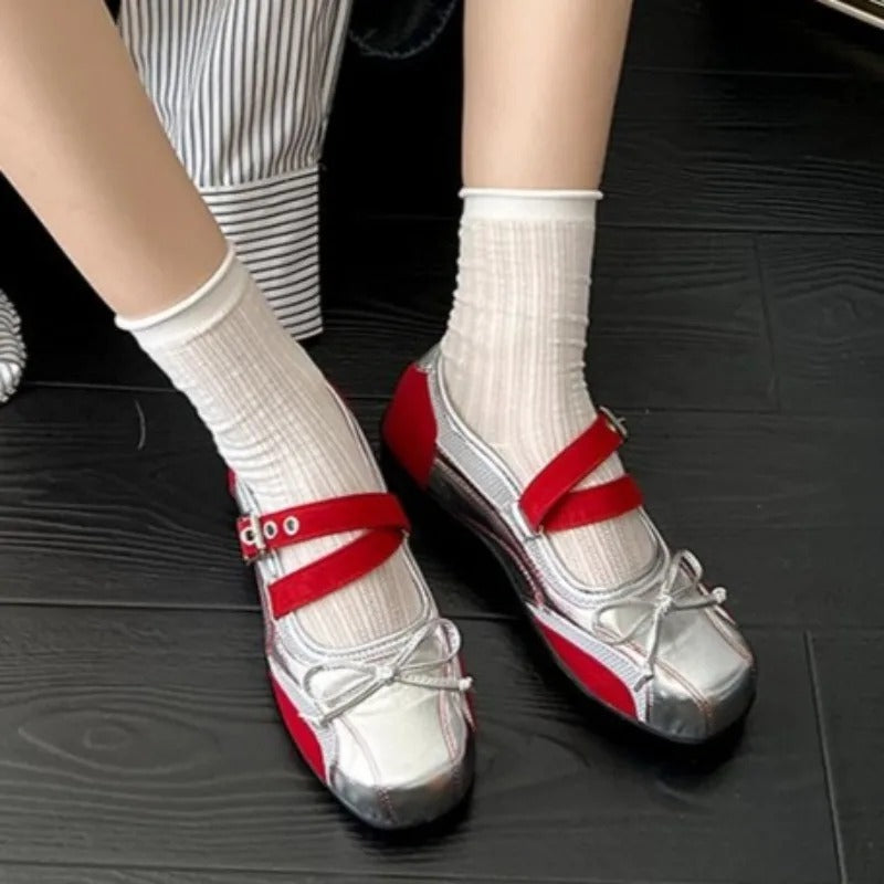 Cyber Y2K Mary Jane Shoes