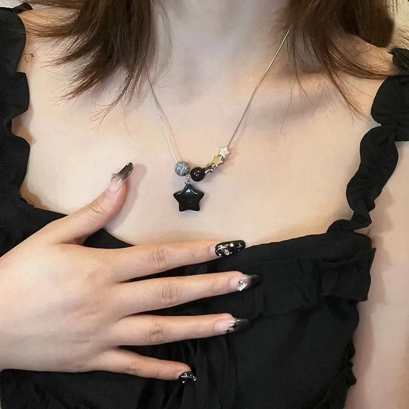 Y2K Star Necklace