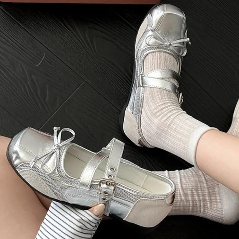 Cyber Y2K Mary Jane Shoes