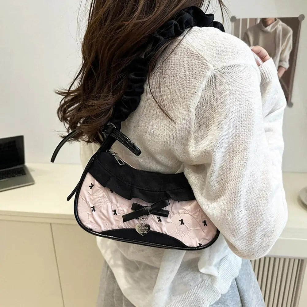 Y2K Coquette Lace Bag