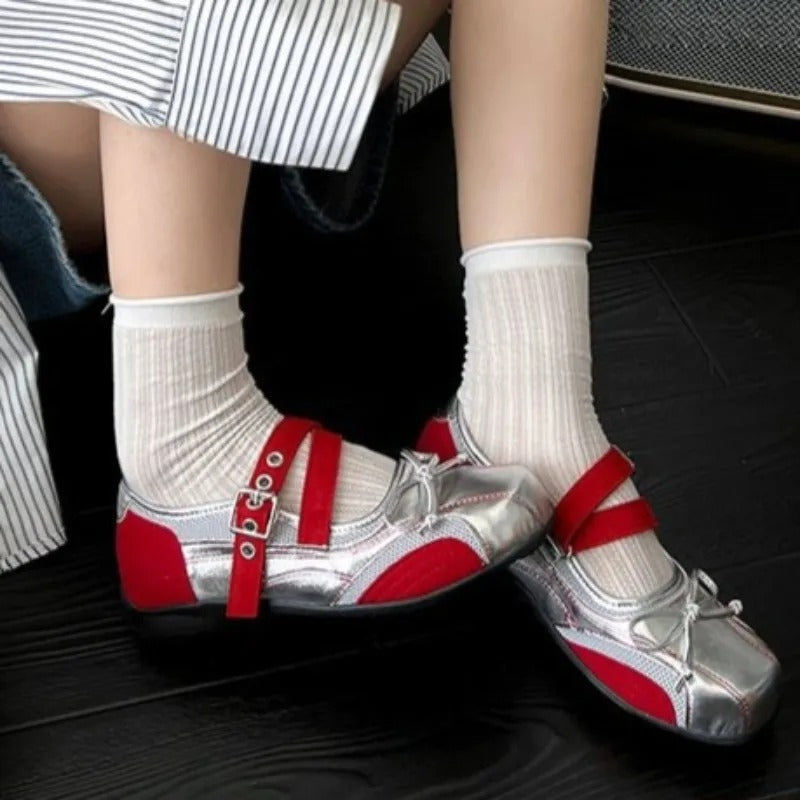 Cyber Y2K Mary Jane Shoes