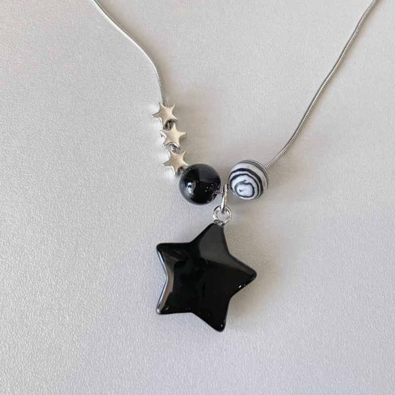 Y2K Star Necklace
