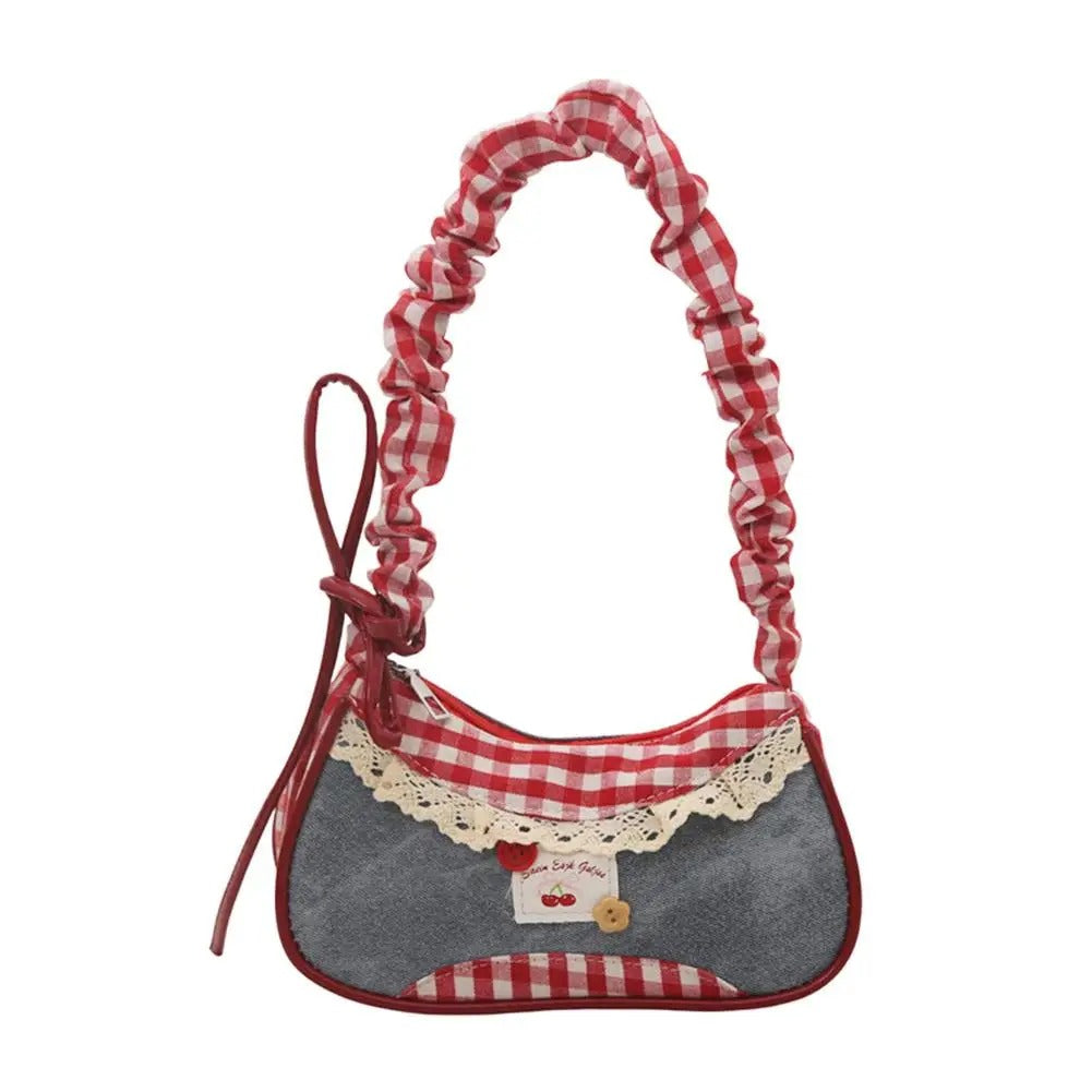 Y2K Coquette Lace Bag