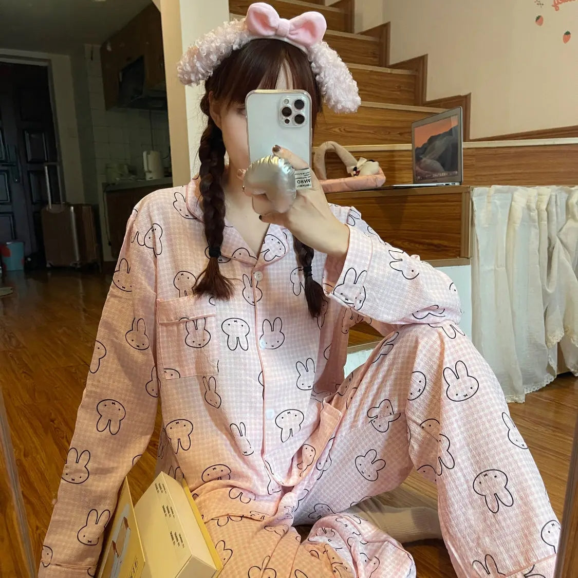 Pink Miffy Pajamas