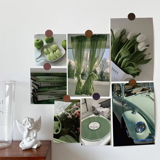 Aethetic Green Aesthetic Postcards