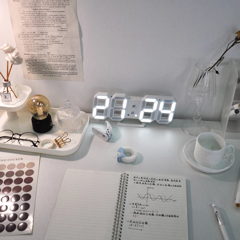 Minimalist Aesthetic Korean Digital Clock