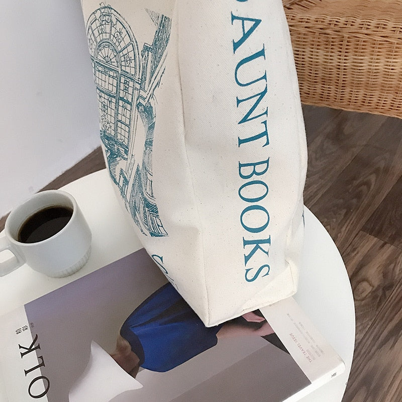 Academia Bookstore Tote Bag