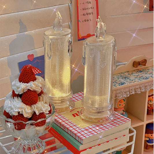 Aesthetic Glitter Candle