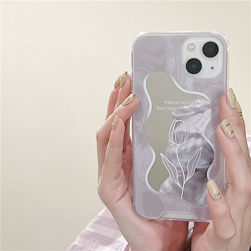 Mirror Tulip iPhone Phone Case