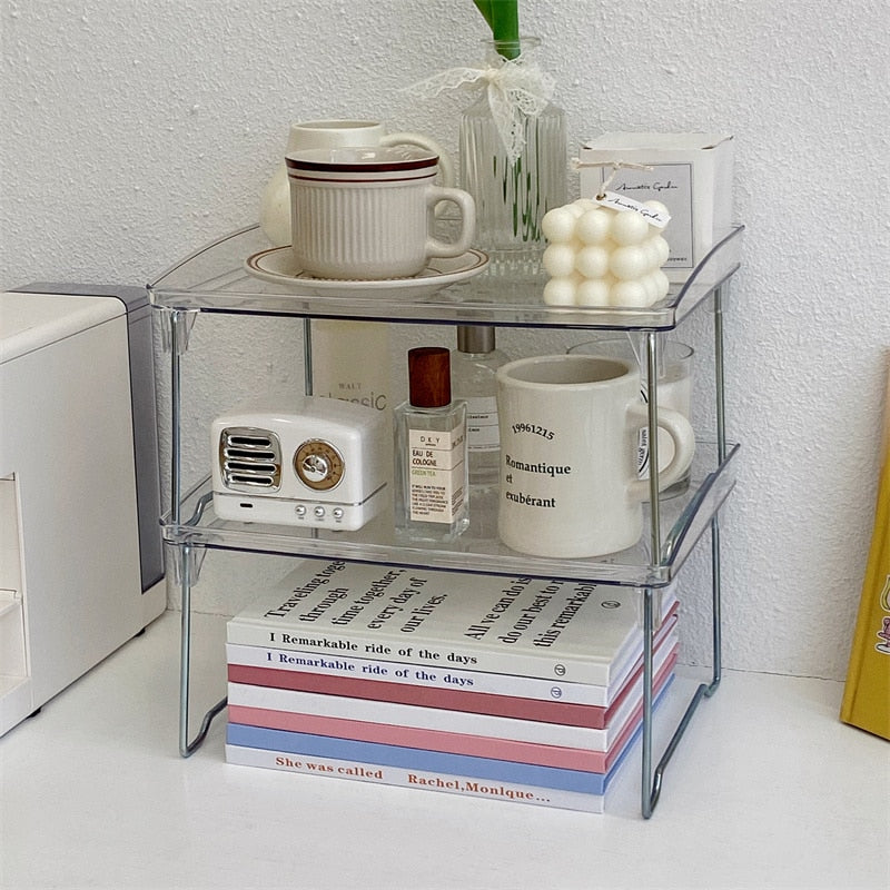 Minimalist Clear Storage Shelf