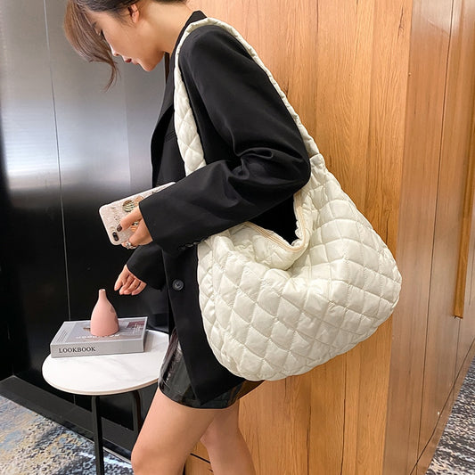 Quilted Padded Tote Bag