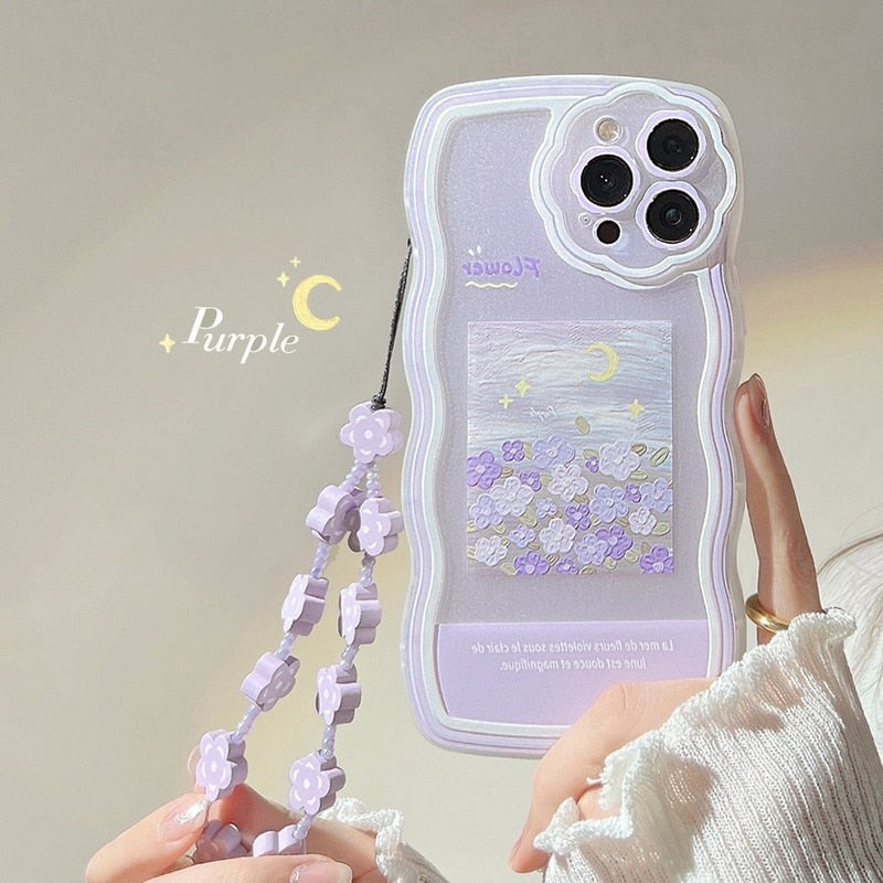 Lilac Oil Painting iPhone Phone Case
