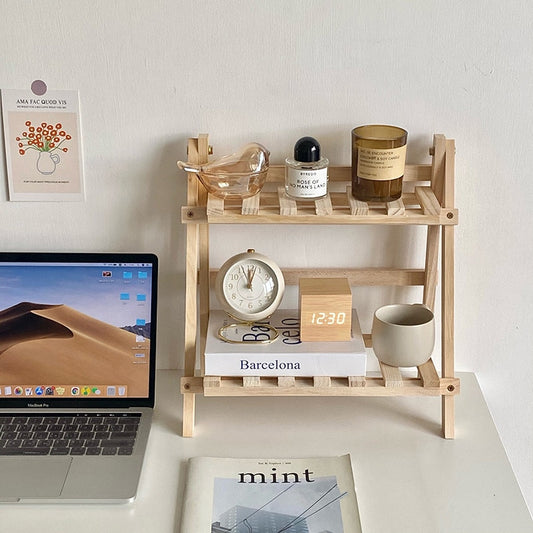 Cozy Wooden Storage Rack