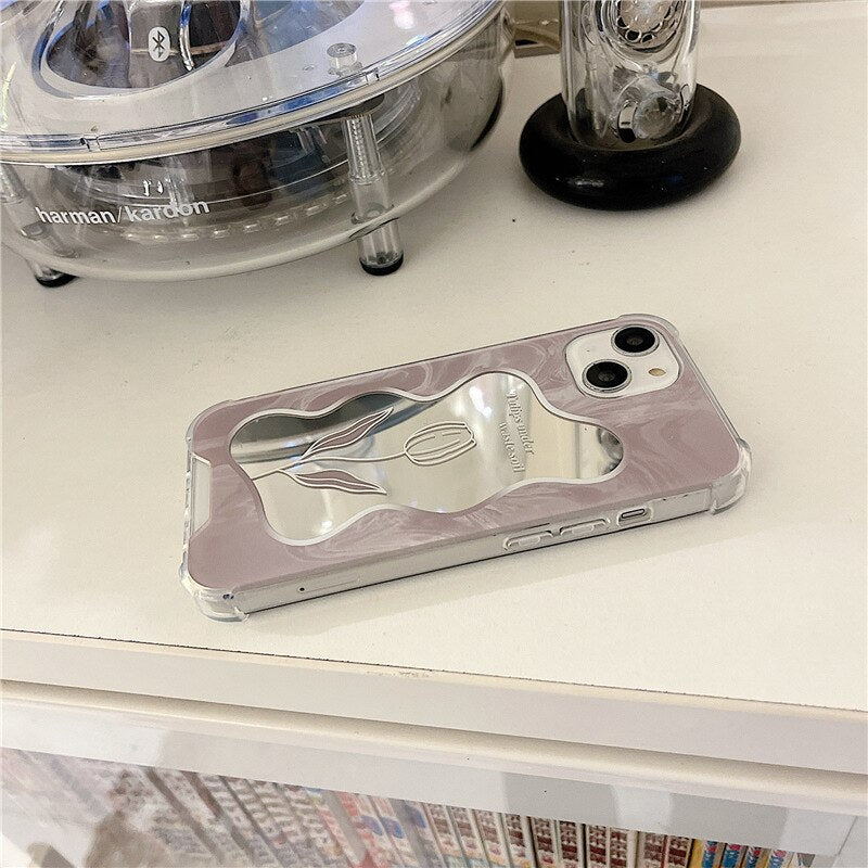 Mirror Tulip iPhone Phone Case
