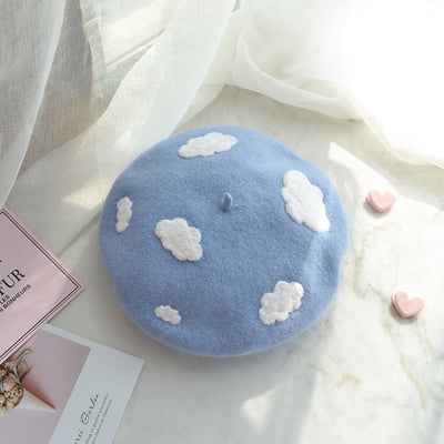 Embroidery Wool Beret