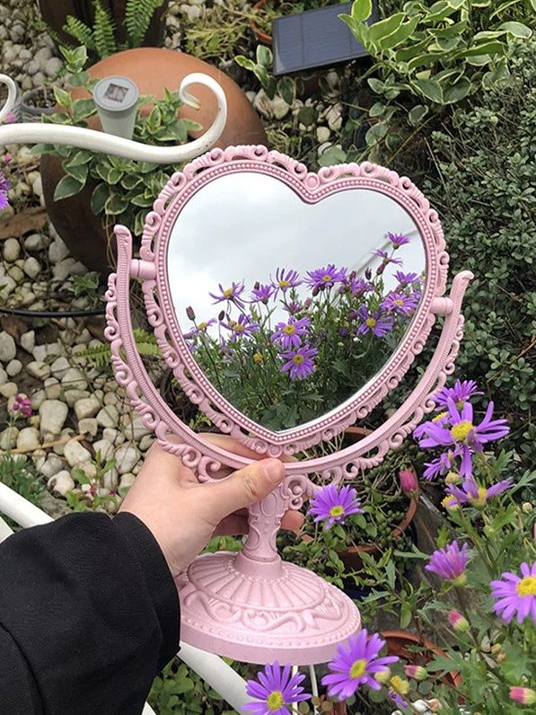 Coquette Heart Mirror