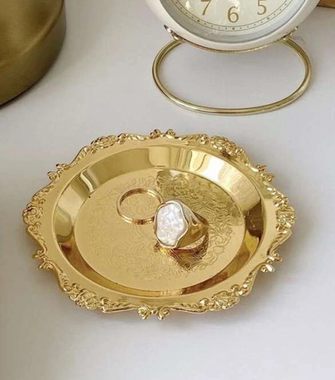 Vintage Engraved Ring Dish