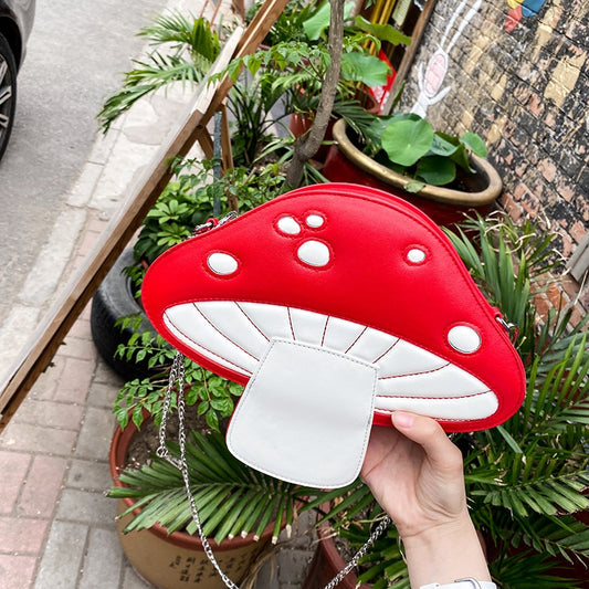 Cottagecore Mushroom Bag