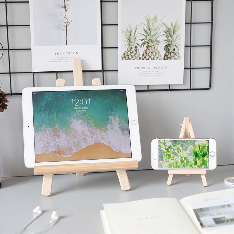 Minimalist Wooden Phone and Tablet Holder