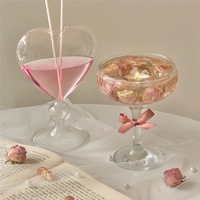 Romantic Heart Shaped Vase