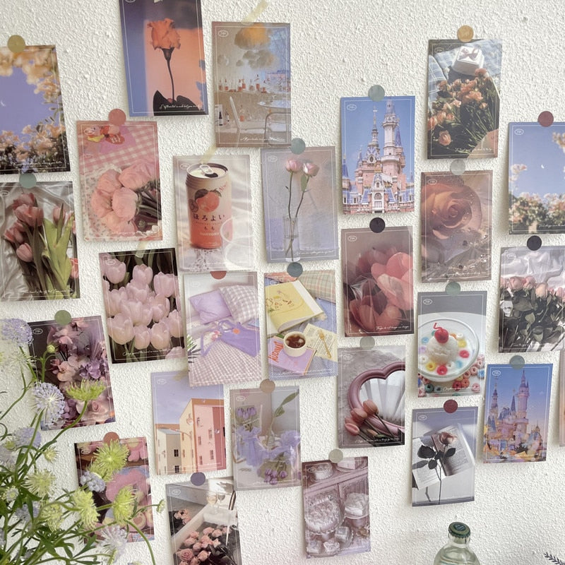 Dreamy Minimalist Aesthetic Wall Prints Set 30pcs