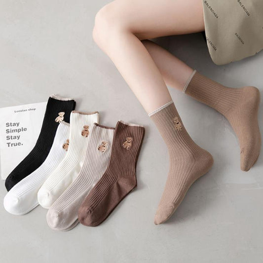 Teddy Bear Cozy Socks