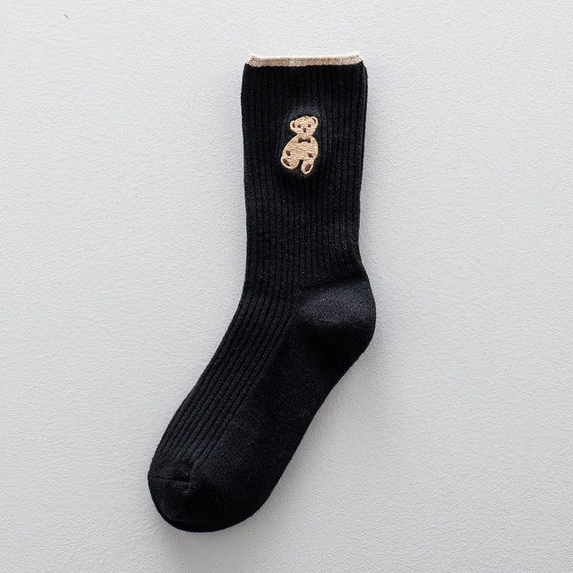 Teddy Bear Cozy Socks