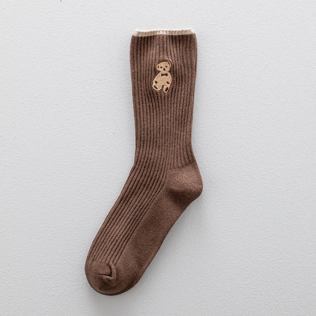 Teddy Bear Cozy Socks