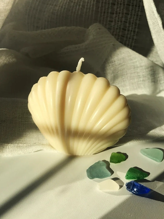 Mermaidcore Seashell Candle